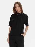 Bluzki damskie - Armani Exchange Bluzka XW001256 AF16125 UC001 Czarny Regular Fit - miniaturka - grafika 1