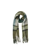 Apaszki i szaliki damskie - Bestseller A/S Damski szalik PCBEA Long Scarf NOOS BC Deep Lichen Green/AOP:Check, One Size, Deep Lichen Green/AOP:CHECK, jeden rozmiar - miniaturka - grafika 1