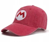 Czapki i chusty sportowe męskie - Czapka z daszkiem Super Mario Bros prezent - miniaturka - grafika 1