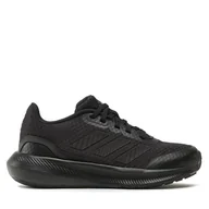Buty dla dziewczynek - Buty do biegania adidas RunFalcon 3 Sport Running Lace Shoes HP5842 Czarny - miniaturka - grafika 1