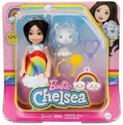 Lalki dla dziewczynek - Barbie Chelsea w kostiumie + akcesoria GRP70 - Mattel - miniaturka - grafika 1