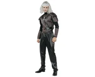 Stroje karnawałowe - Zestaw dla dorosłych Czarny Wojownik Przebranie Strój Kostium rozm. 56 - miniaturka - grafika 1