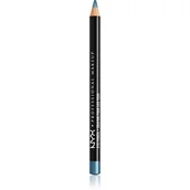 Kredki do oczu - NYX Professional Makeup Professional Makeup Satin Blue Slim Eye Pencil Kredka do oczu 1g - miniaturka - grafika 1