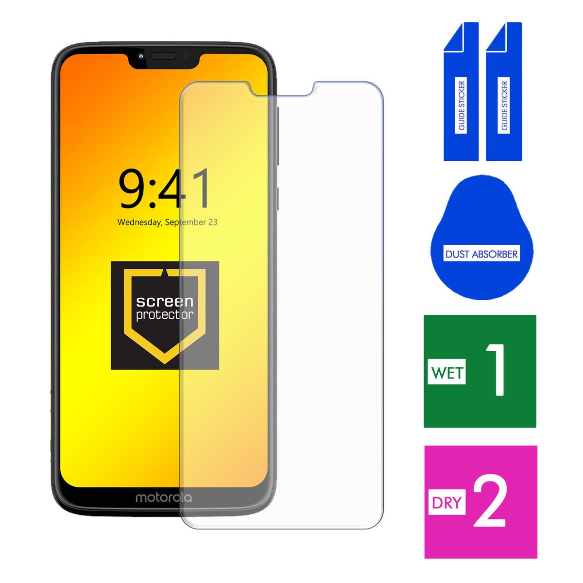 SZKŁO HARTOWANE DO MOTOROLA MOTO G7 POWER SZYBKA 9H OCHRONNE PANCERNE