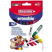 Powieści - FIBRACOLOR Mazaki Erasable wymazywalne 9+1 - miniaturka - grafika 1