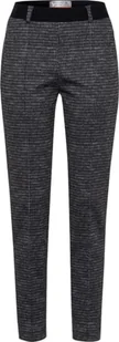 Raphaela by Brax Damskie spodnie Lillyth Pied De Poule Print, czarny/szary, 38W / 32L - Spodnie damskie - miniaturka - grafika 1