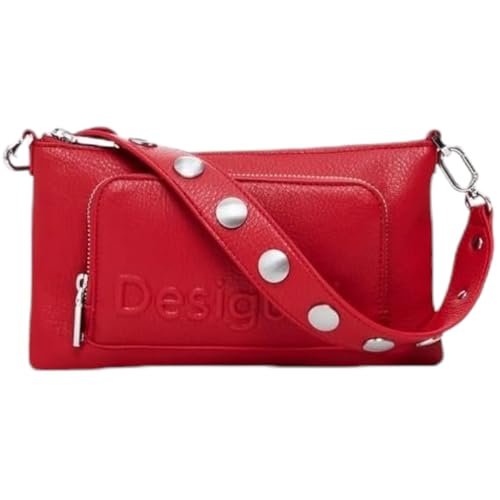 Desigual Women's Accessories PU Others Bi-Fold Wallet, RED, czerwony, 24.5
