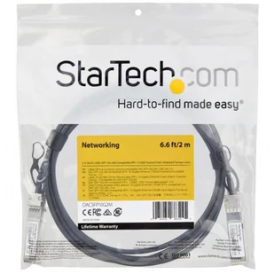 Startech.COM DELL EMC DAC-SFP-10G-2M COMPATIBLESFP+ DACTWINAXCABLE- 2 M - 10GBASE DIRECT ATTACH CABLE - 2 M DACSFP10G2M - Kable komputerowe i do monitorów - miniaturka - grafika 1