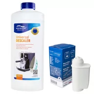 Akcesoria i części do ekspresów do kawy - Zestaw filtrów Philips - Philips Intenza+ CA6702, Uniwersalny Odkamieniacz Aqualogis 1L - miniaturka - grafika 1