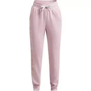 Spodnie dresowe dziewczęce Under Armour Rival Fleece Joggers - Spodnie i spodenki dla dziewczynek - miniaturka - grafika 1