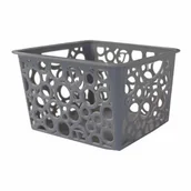 Pudła i pojemniki do przechowywania - Koszyk koła mały 1,2 l srebrny - miniaturka - grafika 1