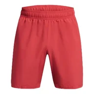 Spodenki damskie - Under Armour Męskie tkane szorty ze znakiem słownym - miniaturka - grafika 1