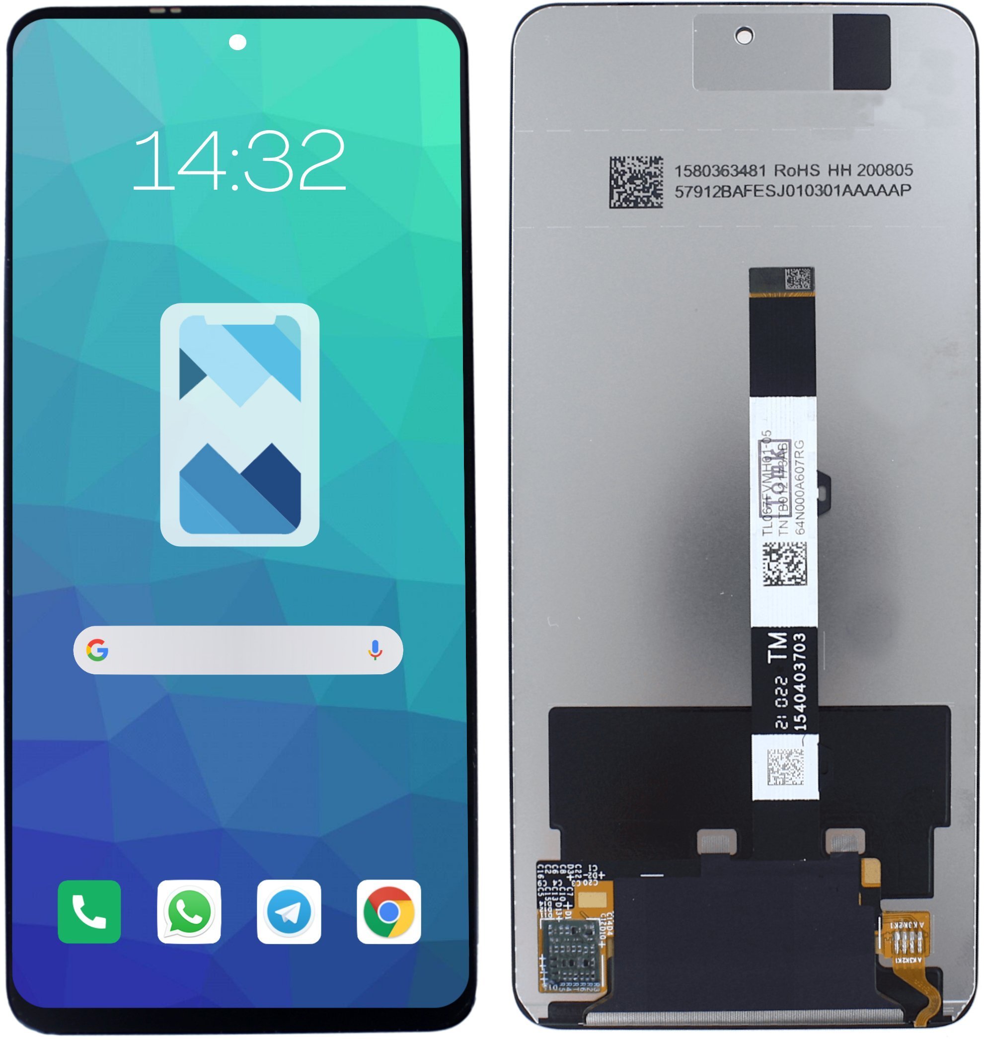 Wyświetlacz LCD Ekran Szybka Dotyk do Xiaomi Mi 10T Lite 5G M2007J17G