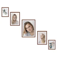 Ramki na zdjęcia - Zestaw Ramek Left Na Klatkę Schodową Galeria Ramek Na 5 Zdjęć - miniaturka - grafika 1