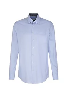Koszule męskie - Seidensticker Męska koszula z długim rękawem Comfort Fit, jasnoniebieski, 50 - grafika 1