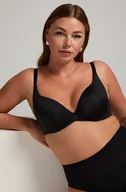 Biustonosze - Hunkemöller Biustonosz usztywniany z fiszbinami Smooth Czarny - miniaturka - grafika 1