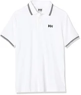Koszulki męskie - Helly Hansen męska koszulka polo w kolorze białym, szybkoschnąca, klasyczna letnia koszulka polo dla mężczyzn, szybkoschnąca tkanina, biały - miniaturka - grafika 1
