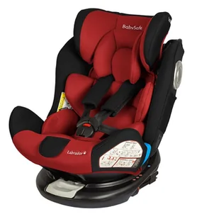 BabySafe Labrador 360° 0 -36 kg - Czerwono / Czarny - Foteliki samochodowe - miniaturka - grafika 1