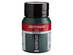 Talens Amsterdam, farba akrylowa, 500 ml, Zieleń soczysta - Przybory szkolne - miniaturka - grafika 2