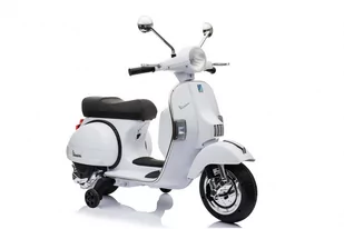 RAMIZ Skuter Vespa Biały - Pojazdy elektryczne dla dzieci - miniaturka - grafika 1
