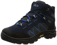 Buty dla dziewczynek - CMP Dziecięce buty trekkingowe Thiamat Mid 2.0, uniseks, black blue, 39 eu - miniaturka - grafika 1