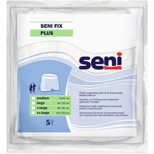Seni Majtki siatkowe, wielorazowe Fix Plus XL 5szt. - Pieluchy dla dorosłych - miniaturka - grafika 1