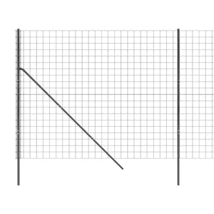Ogrodzenie z siatki drucianej, antracytowe, 2,2x10 m Lumarko! - Ogrodzenia - miniaturka - grafika 5