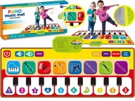 Zabawki interaktywne dla dzieci - INTERAKTYWNA Mata Muzyczna DO TAŃCZENIA PIANINO Nagrywa 3+ instrumenty - miniaturka - grafika 1