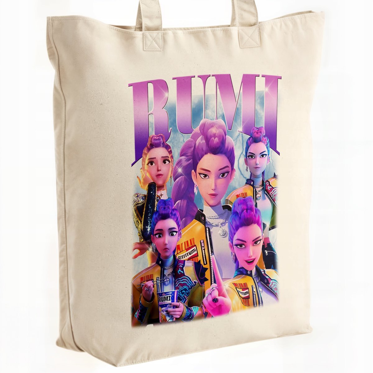 Torba bawełniana premium KPopowe Łowczynie Demonów Huntrix Saja Dla Fanów