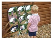 Mały naukowiec - Lustrzany panel duży 78x78cm - 9 kul - miniaturka - grafika 1