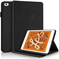 Etui do tabletów - ETUI DO APPLE IPAD MINI SKÓRZANE EKO CZARNE Z KLAPKĄ OCHRONNE +RYSIK - miniaturka - grafika 1