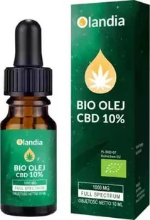 Olandia Olejek Konopny CBD 10% 10ml - Suplementy naturalne - miniaturka - grafika 1