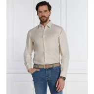 Koszule męskie - BOSS Lniana koszula C-HAL-kent-C3-223 | Casual fit - miniaturka - grafika 1