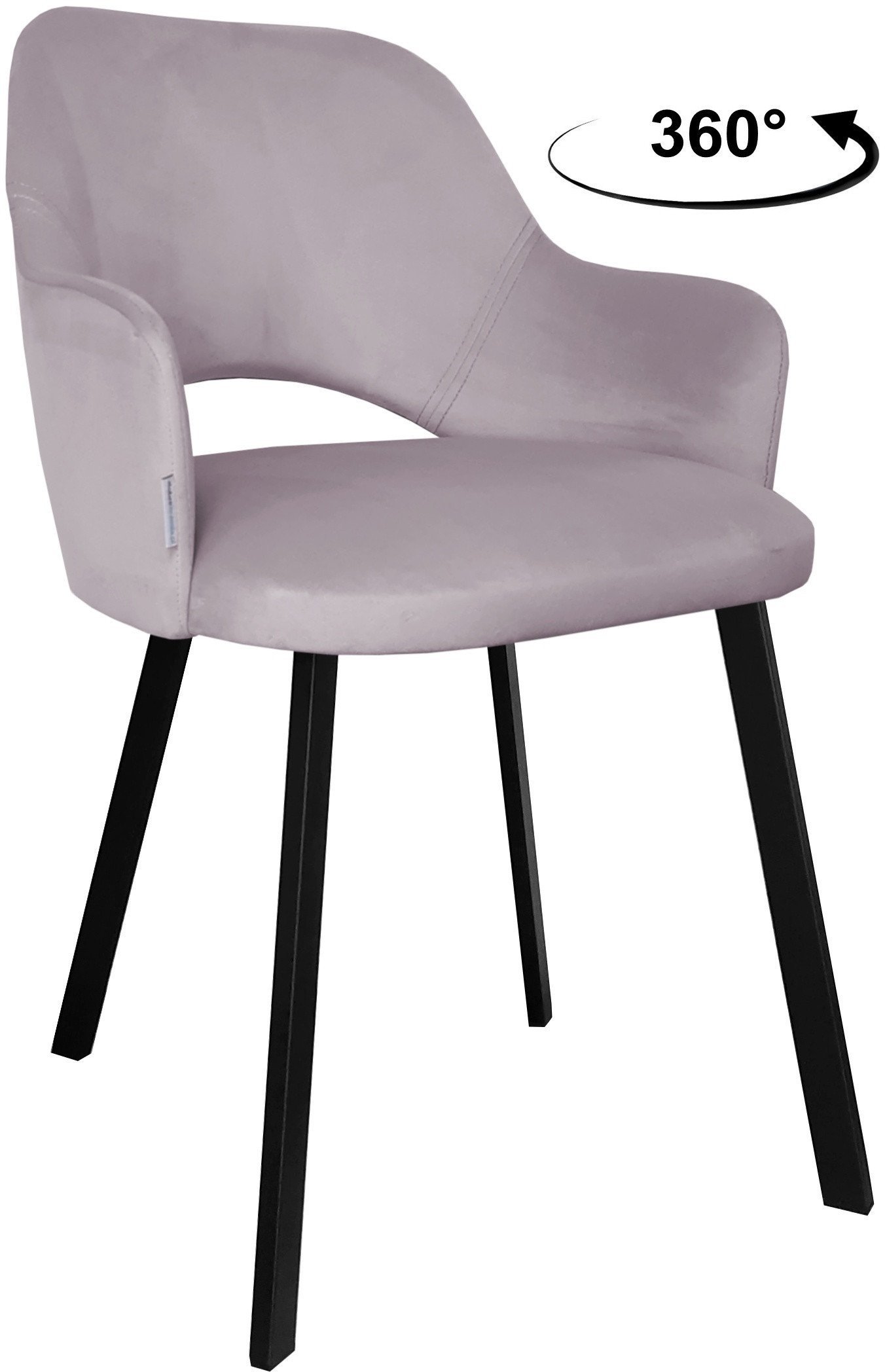 Krzesło obrotowe Milano podstawa Profil czarna MG55