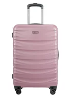 Walizki - Walizka średnia Puccini Valencia - różowy - miniaturka - grafika 1