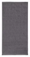 Ręczniki - Kleine Wolke Via Wegański Ręcznik kąpielowy szary duży 70x140 cm ECO LIVING - miniaturka - grafika 1