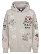 Bluzy damskie - Sublevel Bluza w kolorze jasnoszarym - miniaturka - grafika 1