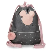 Torebki damskie - Joumma Disney Mickey Studs Plecak Torba Czarny 35x46 cms Poliester, czarny, worek na plecak - miniaturka - grafika 1
