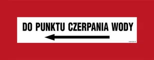 BC120 DO PUNKTU CZERPANIA WODY W LEWO, KS - FOLIA PODŁOGOWA FOTOLUMINESCENCYJNA; (360X140MM) - Systemy ekspozycyjne i znaki informacyjne - miniaturka - grafika 1