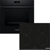 Zestawy zintegrowane AGD - Zestaw AGD do zabudowy Bosch Piekarnik elektryczny HBA571BB4 + Płyta indukcyjna PIE631BB5E - miniaturka - grafika 1