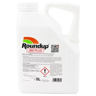 ROUNDUP 360 SL 5L do zwalczania perzu właściwego oraz rocznych i wieloletnich chwastów - Preparaty na chwasty i szkodniki - miniaturka - grafika 1