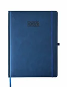 Kalendarze - Kalendarz 2026 A4 Elegance dzienny V2 granatowy K-A4D - kalendarz - miniaturka - grafika 1