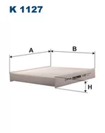 Filtry kabinowe - Filtron K 1127 - miniaturka - grafika 1