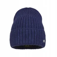 Czapki damskie - Czapka zimowa damska z angory OLGA Granat - miniaturka - grafika 1