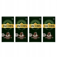 Kawa w kapsułkach i saszetkach - Kapsułki do Nespresso Jacobs Espresso 10 intenso zestaw 4x10 szt. - miniaturka - grafika 1