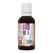 Witaminy i minerały - Olimp Gold Vit D3 plus SHOT - 25 ml ampułka - wiśnia - miniaturka - grafika 1