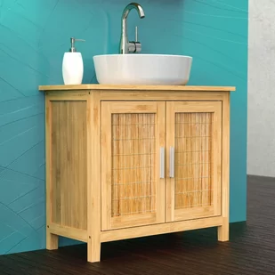 EISL BMBA02-WTU bambusowa szafka pod umywalkę - Szafki łazienkowe - miniaturka - grafika 1