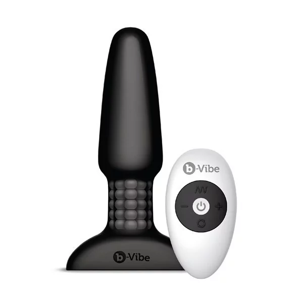 B-vibe B-vibe Plug analny Bvibe Rimming Remote Control Plug Black BV001B