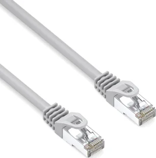 Lsoh S/FTP patchcord, Cat.6a, RJ45 M - RJ45 M, 3 m, podwójnie ekranowany, LSOH, szary, 10 Gb/s economy - Kable komputerowe i do monitorów - miniaturka - grafika 1