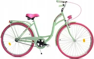 Rowery - Dallas Bike City 7 spd 26 cali Damski Miętowy z różem - miniaturka - grafika 1